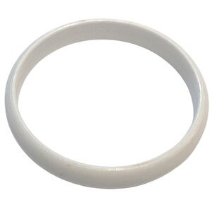 Vintage White Bangle Bracelet